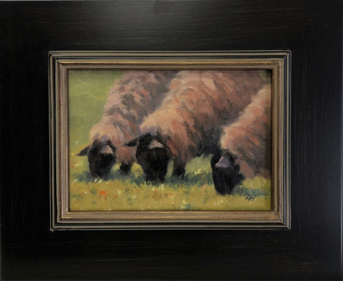 Click to view detail for Mowing the Field 5x7  $325